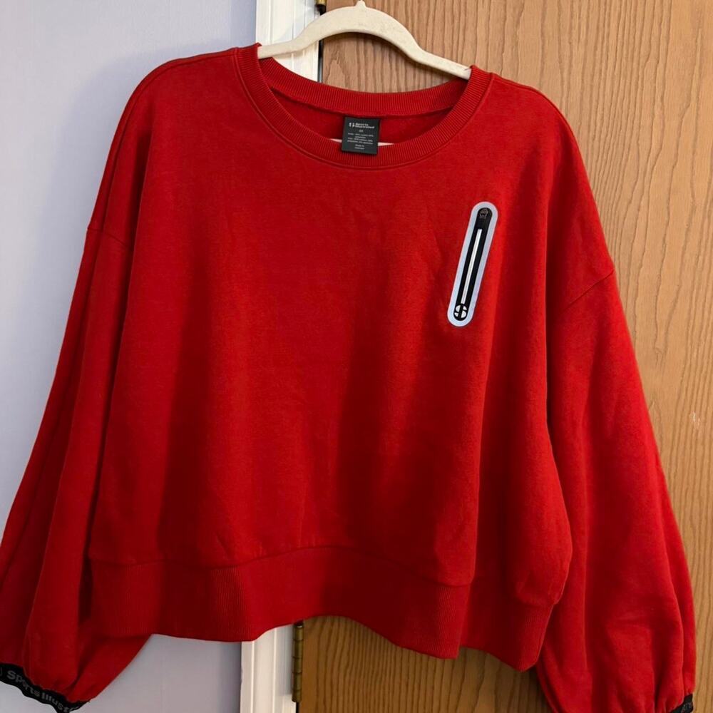 Nwt sports illustrated red cropped